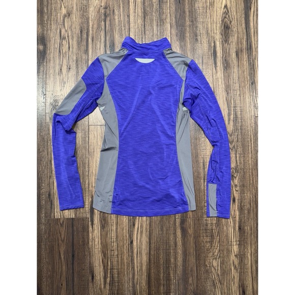 REI Long Sleeve 1/4 Zip Athletic Pullover Shirt Purple Women's Size XS - Picture 2 of 7